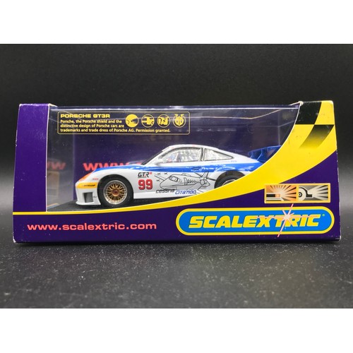 141 - Three Scalextric cars, C2786 Porsche GT3R Jet Alliance, C2907 Dodge Viper Competition Coupe Narked R... 