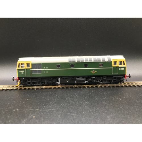 292 - Heljan 3310 Class 33/0 diesel D6553 in BR green with full yellow ends, OO Gauge, Incorrect Box, Test... 