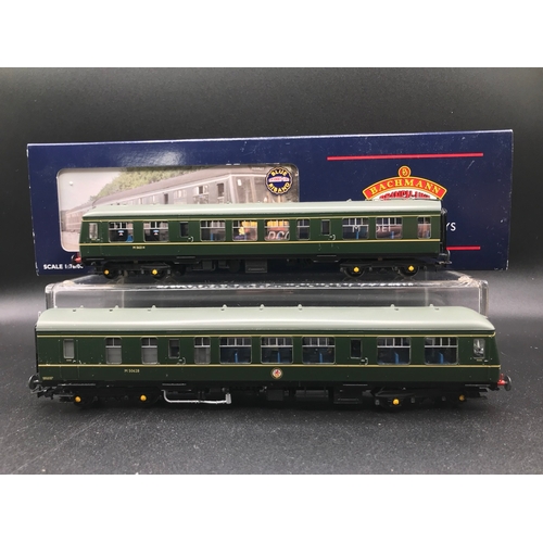 302 - Bachmann 32-900 Class 108 DMU 2 Car BR Green with Speed Whiskers, OO Gauge, Tested Runner, DCC Ready... 