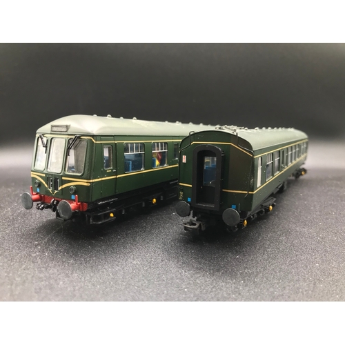 302 - Bachmann 32-900 Class 108 DMU 2 Car BR Green with Speed Whiskers, OO Gauge, Tested Runner, DCC Ready... 