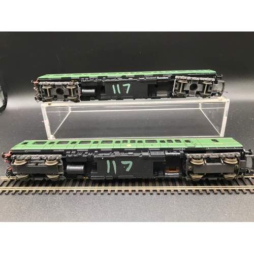 310 - Lima OO Gauge Class 117 Three Car Set, Modifications with addition Driver and Passengers, Speed Whis... 