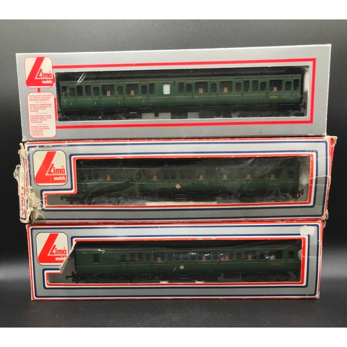 310 - Lima OO Gauge Class 117 Three Car Set, Modifications with addition Driver and Passengers, Speed Whis... 