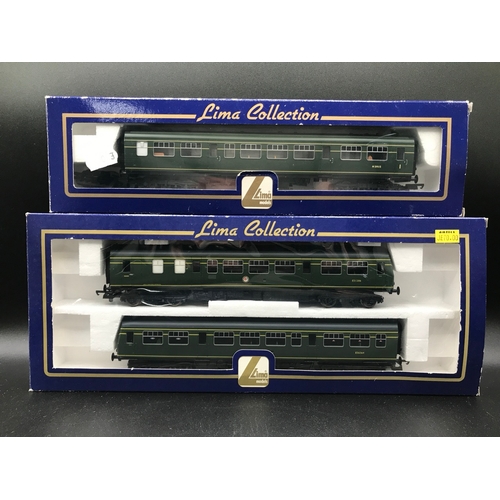 313 - Lima OO Three Car Set Class 101 L149612 Loco E51206 & Dummy E56364 with Coach M59115 (wrong box), Te... 