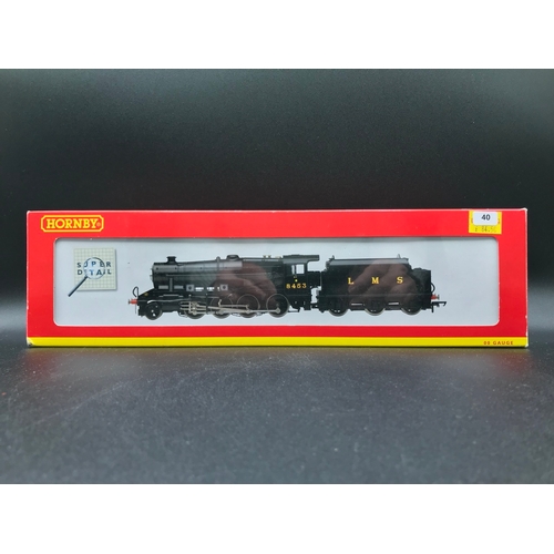 315 - Hornby R2394 LMS 2-8-0 Class 8F Locomotive '8453' OO Tested Runner, Boxed - Loco Good, Box Fair (1) ... 