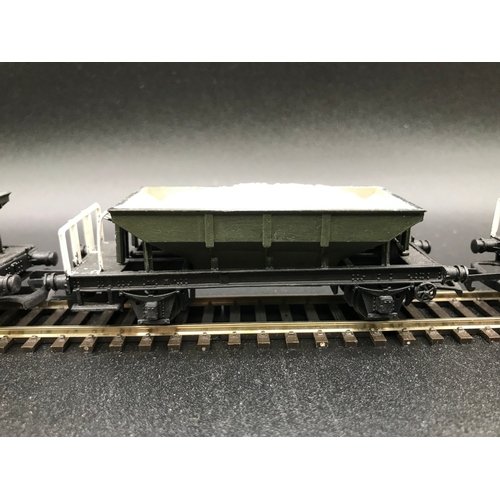 323 - Seven OO Open Ballast Wagons, to include three Dogfish 24T (VG), three Catfish (G) and one other (VG... 