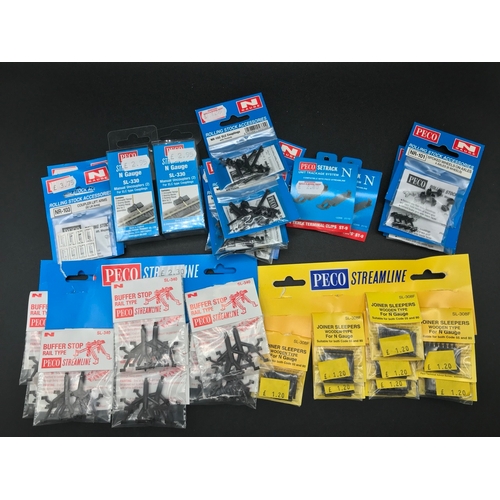 405 - Ex-shop Stock Peco N Gauge New Setrack & Streamline Accessories, SL-330 Manual Uncouplers (2), NR-10... 