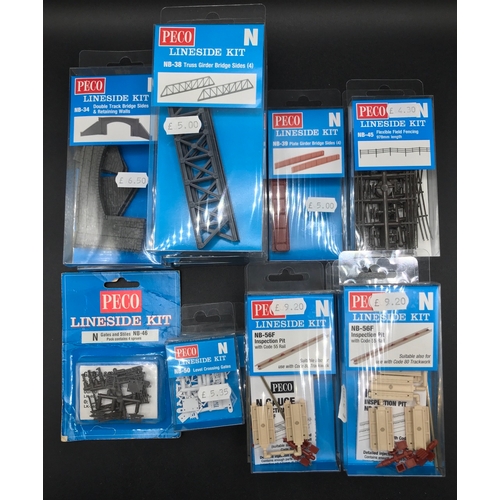 407 - Ex-shop Stock Peco N Gauge New Lineside Kit, NB-56F Inspection Pit with code 55 Rail (7), NB-50 Leve... 