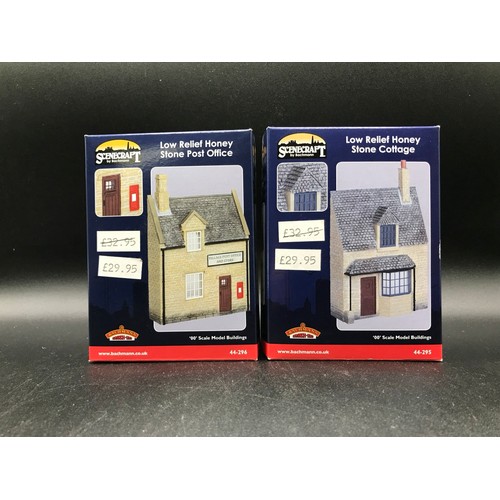 442 - Sixteen Scenecraft by Bachmann OO Scale Model Buildings, Ex-shop Stock, New in Boxes, includes 44-00... 