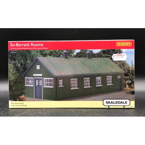 443 - Three Hornby Skaledale and One Scenic OO 1:76 scale Buildings, Ex-shop Stock, includes R9813 Ex-Barr... 