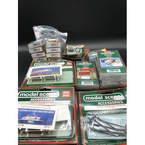 445 - 30 Peco Model Scene and others Skaledale, Gilbow, Ancorton Models, P&D Marsh OO scale Ex-shop Stock,... 