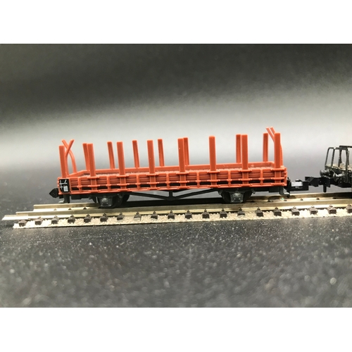 378 - Six 'N' gauge long Wagons, Various manufacturers, 'Ready-to-roll' - Fair/Good (6) 300g