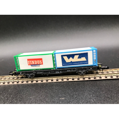 379 - Seven 'N' gauge Wagons, Various manufacturers, 'Ready-to-roll' - Fair/Good (7) 300g