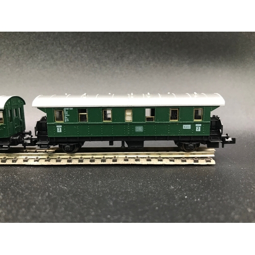 394 - 'N' Gauge Fleischmann Piccolo DB Koln 8060/8061/8062 5 Car/Coach Rake - Good (5) 300g