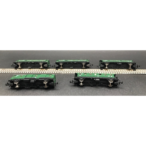 394 - 'N' Gauge Fleischmann Piccolo DB Koln 8060/8061/8062 5 Car/Coach Rake - Good (5) 300g