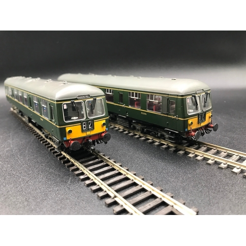 299 - Bachmann 31-327 Class 105 Two Car DMU BR Green with Half Yellow Ends, OO Gauge, Tested Runner, DCC r... 