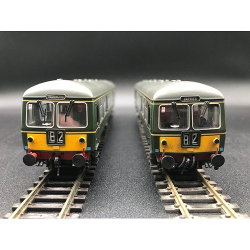 299 - Bachmann 31-327 Class 105 Two Car DMU BR Green with Half Yellow Ends, OO Gauge, Tested Runner, DCC r... 