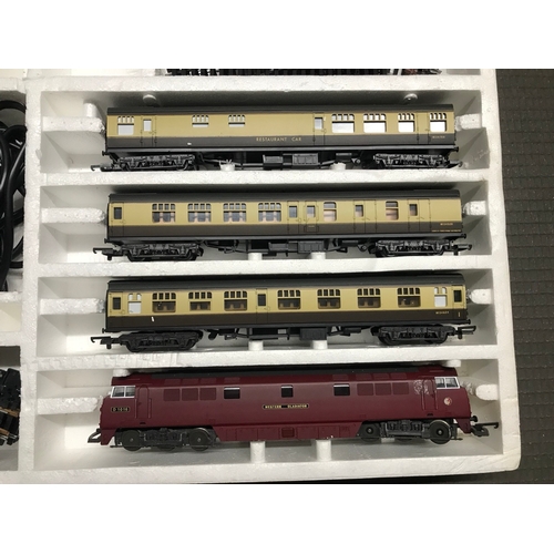 263 - Lima OO Scale Western Express Electric Train Set 105006, Western Gladiator Diesel Locomotive Tested ... 