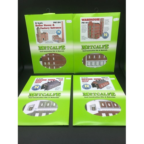 453 - 95 Metcalfe 'N' Scale Card Construction Kits, Ex-shop Stock, 67 Large Packs, 21 Medium Packs, 7 Mini... 