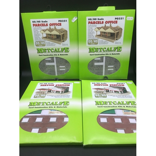 454 - 25 Metcalfe OO Scale Card Construction Kits, Ex-shop Stock, approx RRP £230, includes Service Statio... 