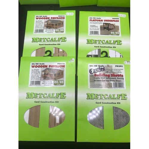 454 - 25 Metcalfe OO Scale Card Construction Kits, Ex-shop Stock, approx RRP £230, includes Service Statio... 