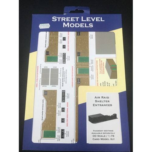 456 - 8 OO Scale Street Level Models Card Model Kit, Ex-shop Stock, includes Large Corner Confectioner, 19... 