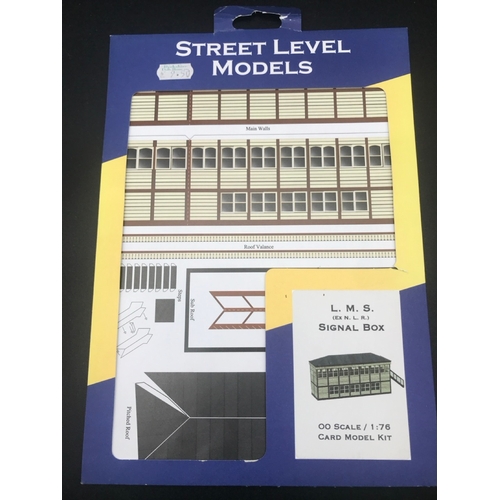 456 - 8 OO Scale Street Level Models Card Model Kit, Ex-shop Stock, includes Large Corner Confectioner, 19... 