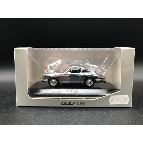 46 - Seven Paul's Model Art Minichamps PORSCHE Series, New Ex-shop Stock, includes 550 Spyder, 911 (1963)... 