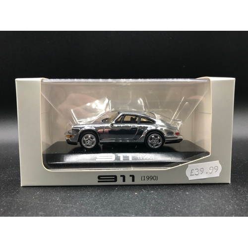 46 - Seven Paul's Model Art Minichamps PORSCHE Series, New Ex-shop Stock, includes 550 Spyder, 911 (1963)... 