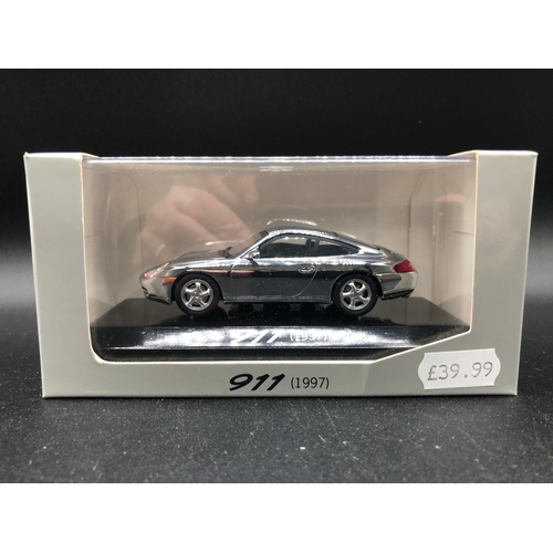 46 - Seven Paul's Model Art Minichamps PORSCHE Series, New Ex-shop Stock, includes 550 Spyder, 911 (1963)... 