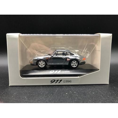 46 - Seven Paul's Model Art Minichamps PORSCHE Series, New Ex-shop Stock, includes 550 Spyder, 911 (1963)... 