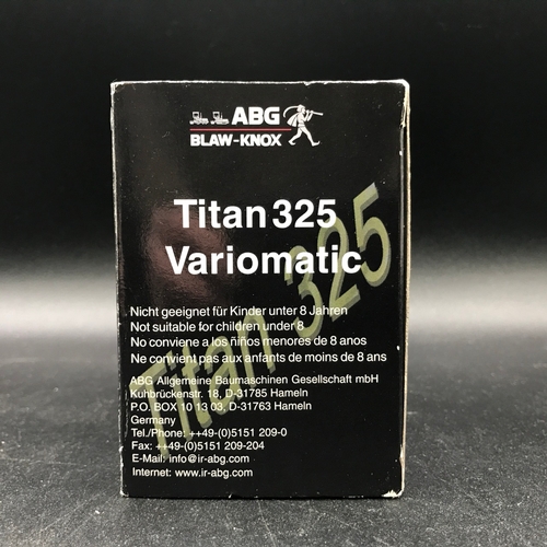 50 - ABG Titan 325 Variomatic 1:50 Limited Edition plus Two Siku Mercedes-Benz Sprinter with elevated wor... 