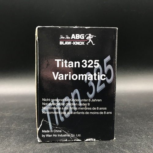 50 - ABG Titan 325 Variomatic 1:50 Limited Edition plus Two Siku Mercedes-Benz Sprinter with elevated wor... 