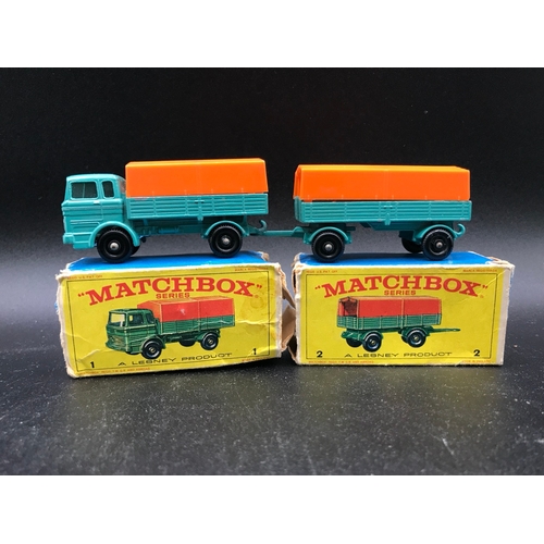 63 - 15 Boxed Matchbox Lesney Vehicles and Collection Case, includes with Good Boxes Matchbox 61 Alvis St... 