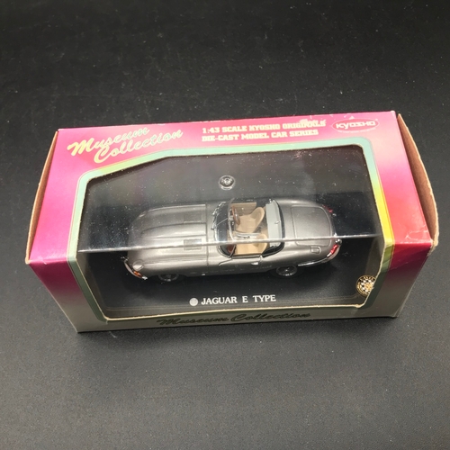 53 - Kyosho Jaguar E-Type Roadster Silver No.03061S 1:43 Scale - Excellent, Packaging Good (1) 200g