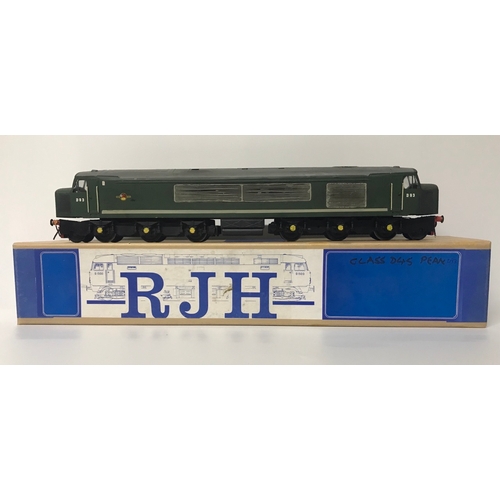 220 - RJH Brass Kit Built 'O' Gauge Class 45 'Peak' Diesel Locomotive D93 in Green, Tested Runner, Finesca... 