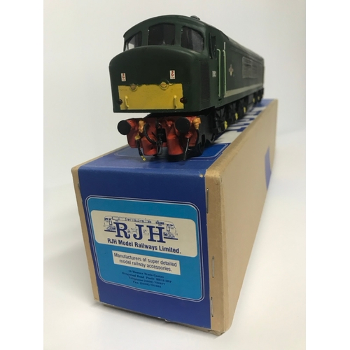 220 - RJH Brass Kit Built 'O' Gauge Class 45 'Peak' Diesel Locomotive D93 in Green, Tested Runner, Finesca... 