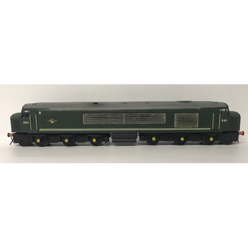 220 - RJH Brass Kit Built 'O' Gauge Class 45 'Peak' Diesel Locomotive D93 in Green, Tested Runner, Finesca... 