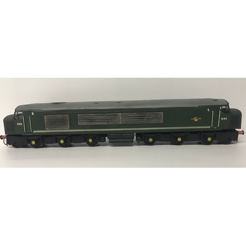 220 - RJH Brass Kit Built 'O' Gauge Class 45 'Peak' Diesel Locomotive D93 in Green, Tested Runner, Finesca... 