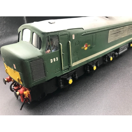 220 - RJH Brass Kit Built 'O' Gauge Class 45 'Peak' Diesel Locomotive D93 in Green, Tested Runner, Finesca... 