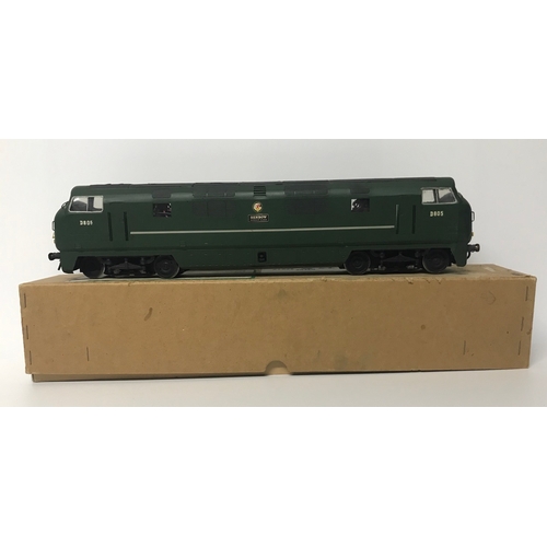 221 - RJH Brass Kit Built 'O' Gauge Class 42 'Warship' Diesel Locomotive Bo-Bo 'Benbow' D805 in Green, Tes... 