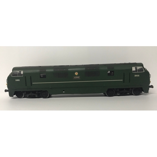 221 - RJH Brass Kit Built 'O' Gauge Class 42 'Warship' Diesel Locomotive Bo-Bo 'Benbow' D805 in Green, Tes... 