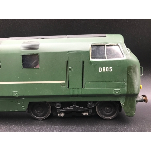 221 - RJH Brass Kit Built 'O' Gauge Class 42 'Warship' Diesel Locomotive Bo-Bo 'Benbow' D805 in Green, Tes... 