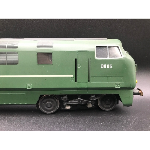 221 - RJH Brass Kit Built 'O' Gauge Class 42 'Warship' Diesel Locomotive Bo-Bo 'Benbow' D805 in Green, Tes... 