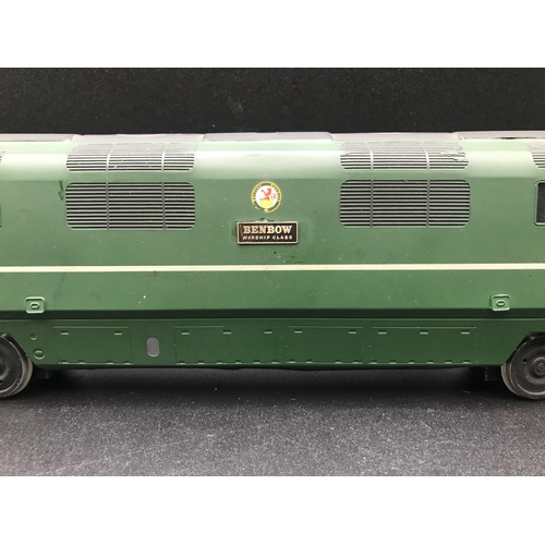 221 - RJH Brass Kit Built 'O' Gauge Class 42 'Warship' Diesel Locomotive Bo-Bo 'Benbow' D805 in Green, Tes... 