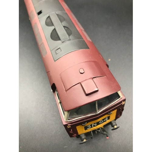 222 - RJH Brass Kit Built 'O' Gauge Class 52 Diesel Locomotive Co-Co 'Western Courier' D1062 in Maroon, Te... 