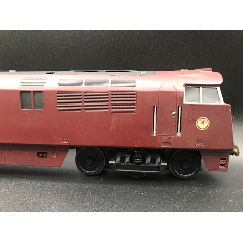 222 - RJH Brass Kit Built 'O' Gauge Class 52 Diesel Locomotive Co-Co 'Western Courier' D1062 in Maroon, Te... 