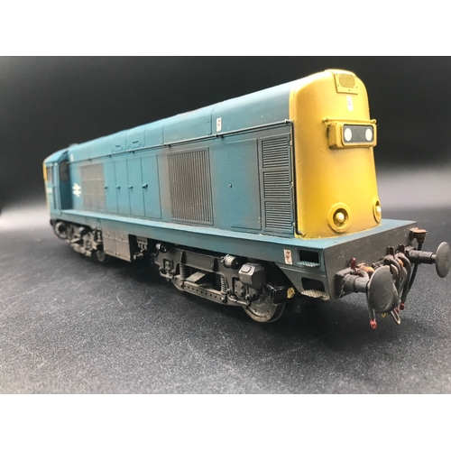 225 - Brass Kit Built 'O' Gauge Class 20 Diesel Locomotive Bo-Bo 20 165 in BR Blue, Tested Runner, Finesca... 