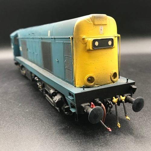 226 - Brass Kit Built 'O' Gauge Class 20 Diesel Locomotive Bo-Bo 20 166 in BR Blue, Tested Runner, Finesca... 