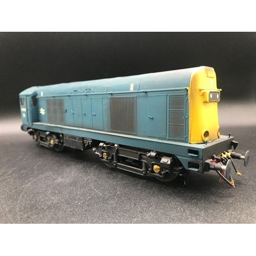 226 - Brass Kit Built 'O' Gauge Class 20 Diesel Locomotive Bo-Bo 20 166 in BR Blue, Tested Runner, Finesca... 