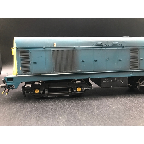 226 - Brass Kit Built 'O' Gauge Class 20 Diesel Locomotive Bo-Bo 20 166 in BR Blue, Tested Runner, Finesca... 